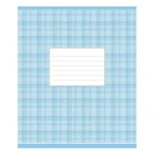 Тетрадь 24 листа, линейка, Школярик Blue tartan