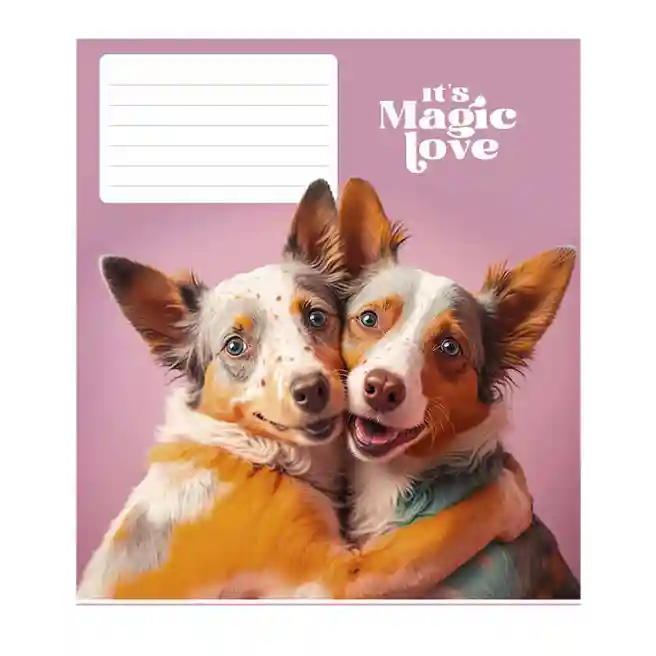 Тетрадь 24 листа, клетка, Star Its a magic love