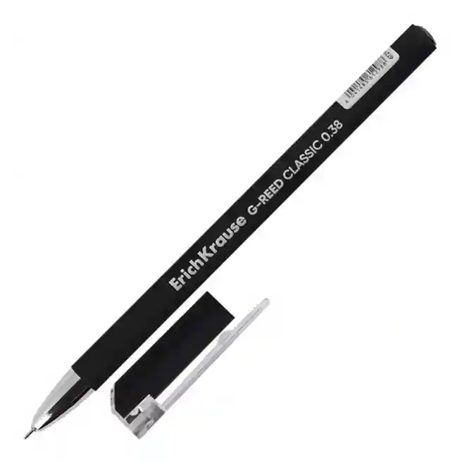 Pix cu gel ErichKrause 0,38 mm G-Reed Stick Classic, negru
