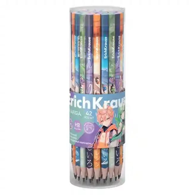 Карандаш ErichKrause Manga HB, трехгранный