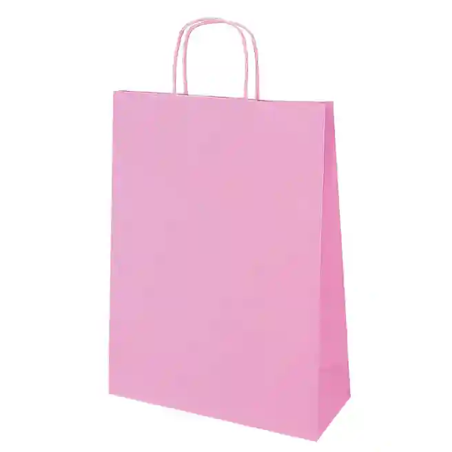 Pungă kraft 18х8х25 cm, roz