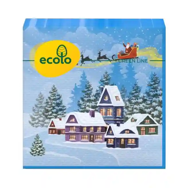 Șervețele de hîrtie 33x33 Brazi anul nou mix