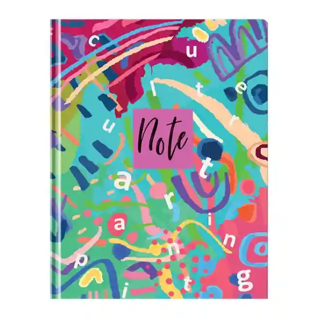 Carnet notițe A5 pătrățele 64 foi  BG copertă tare Art culture