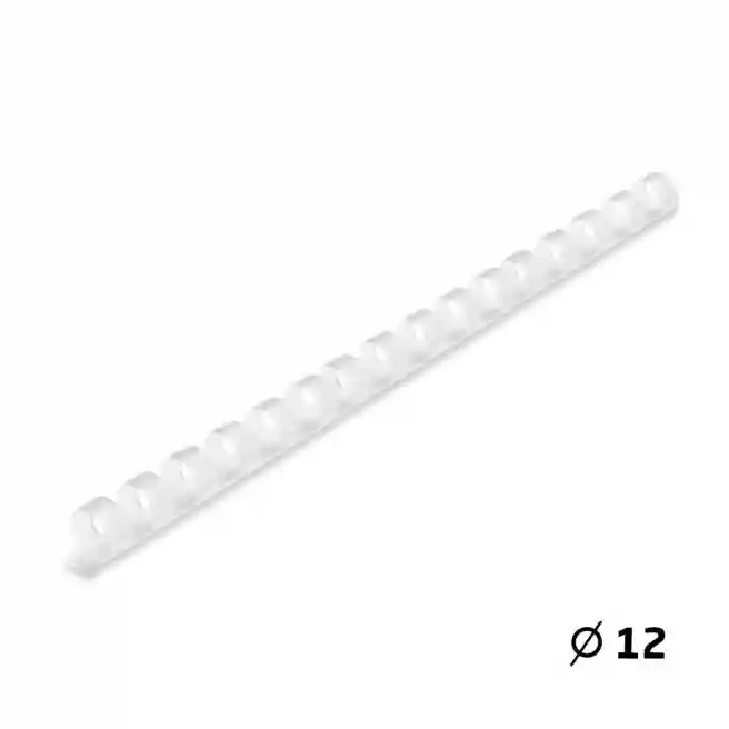 Arc din plastic OfficeLine d=12mm, alb, 100 buc.