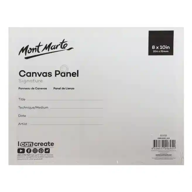 Set pânză pe carton Pkt 2 20.3x25.4 cm, 1 set = 2 bucăți