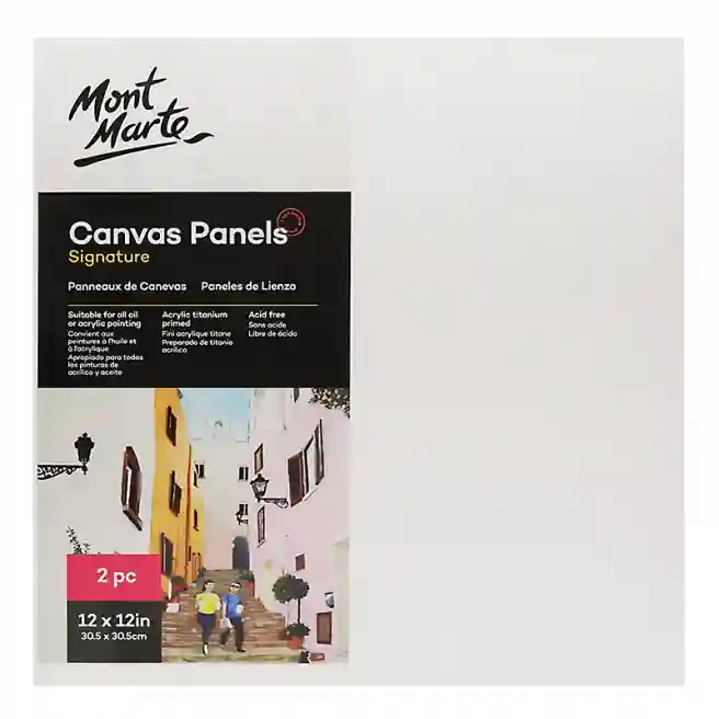 Set pânză pe carton Pkt 2 30.5x30.5 cm, 1 set = 2 bucăți