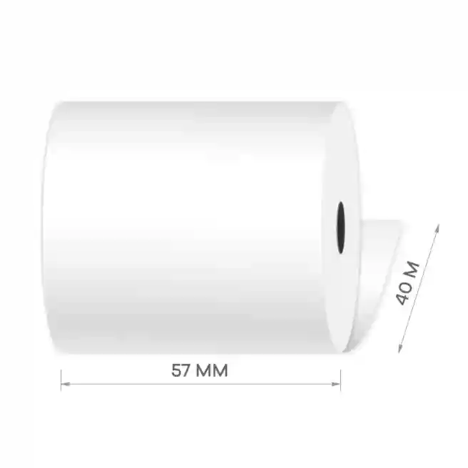 Rola pentru casa de marcat termica  57 mm x 40 m
