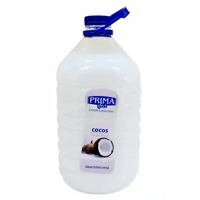 Săpun lichid crem Prima Efect, 5000 ml, cocos