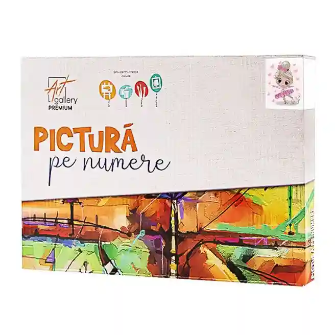 Балерина в розовом 20x30 см, картина по номерам