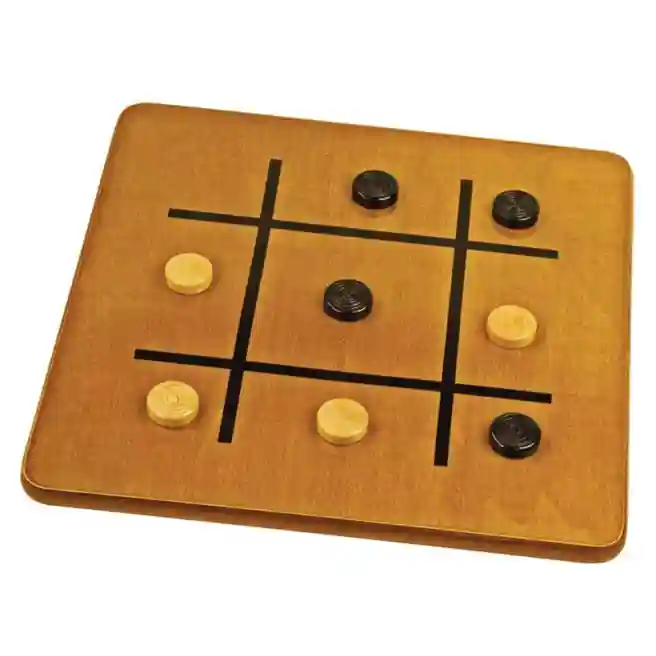 SM Настольная игра, деревянные шашки и крестики-нолики, код 49288