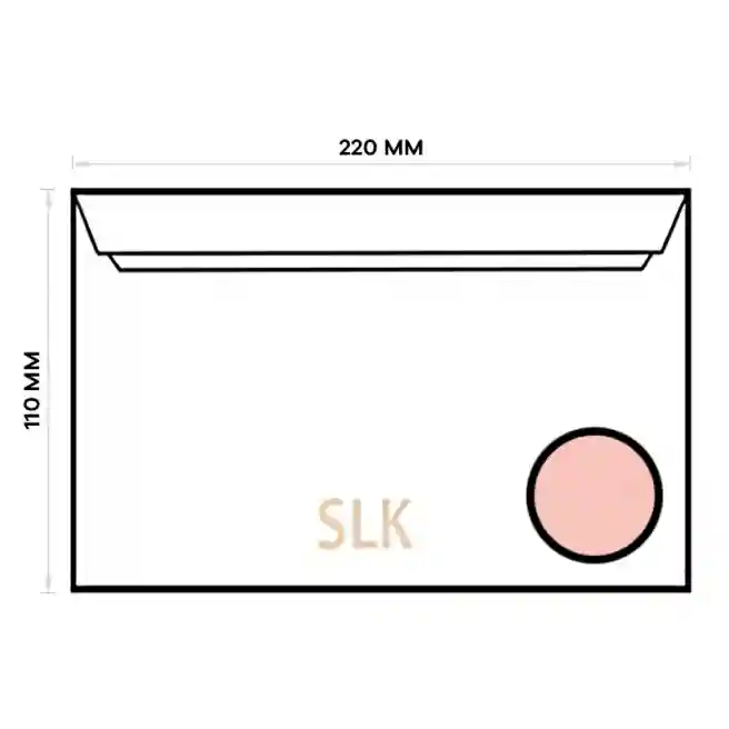 Plic DL SLK (110*220), color, violet deschis pastelat