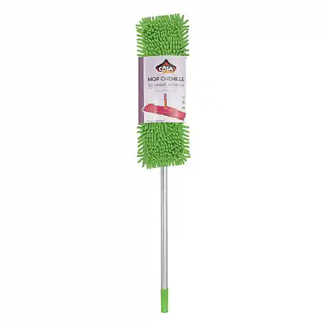 Teu din microfibră Chenille, verde