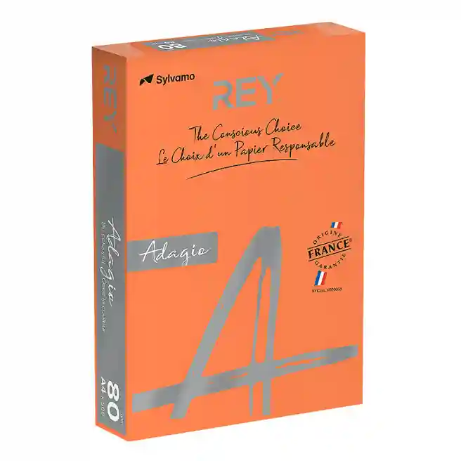 Бумага цветная A4 ( 160г/м2, 250л.) интенсив оранжевая Adagio INTENSE 21