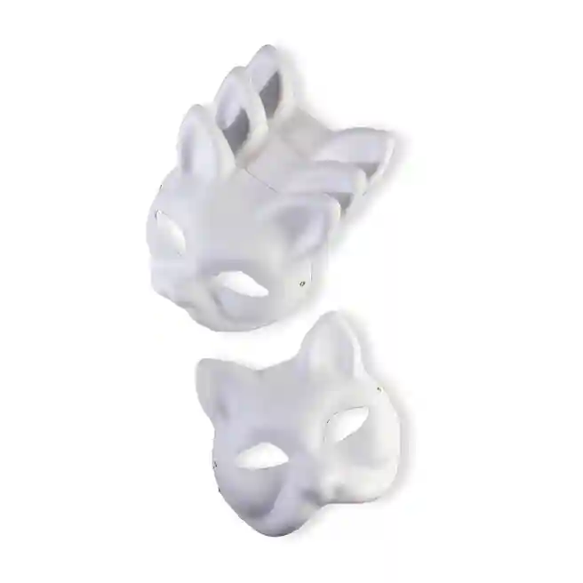Set Măști din hârtie pentru decorare, Pisica, 4 bucăți Design 4