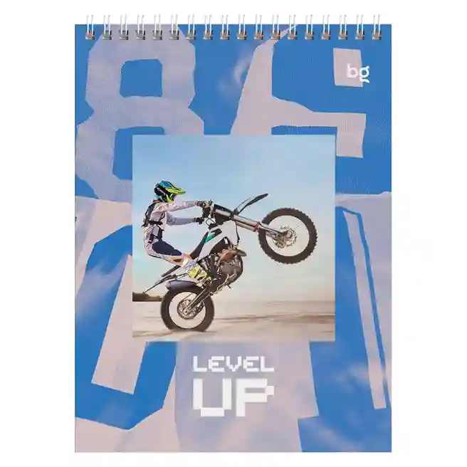 Blocnotes A5 40 foi pătrățele BG "Active Sport"
