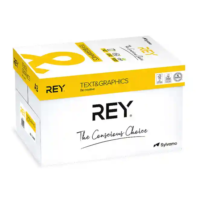Бумага для офисной техники A3 (120Г/М2, 250 листа) REY TEXT+GRAPHICS класс А++