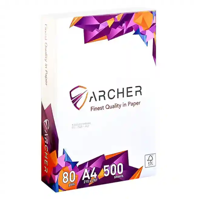 Бумага для офисной техники Archer A4, (80г/м, 500л) класс А++
