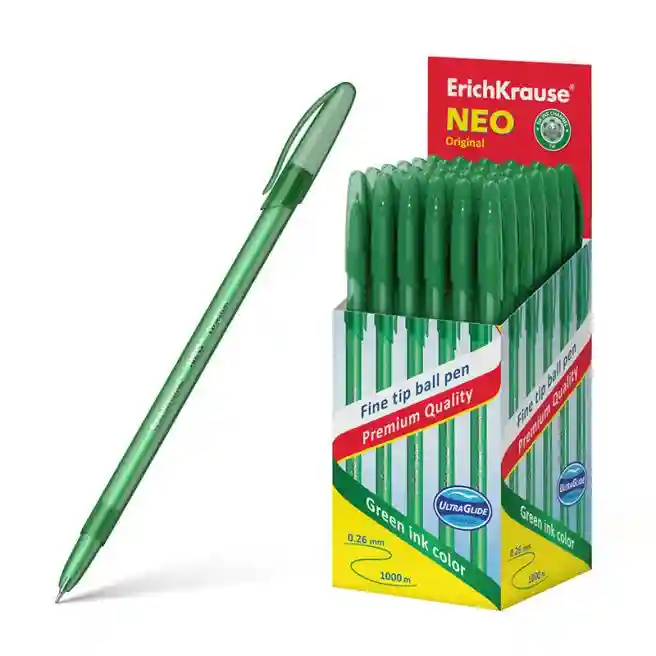 Pix cu bila ErichKrause 0,7 mm Neo Original, verde
