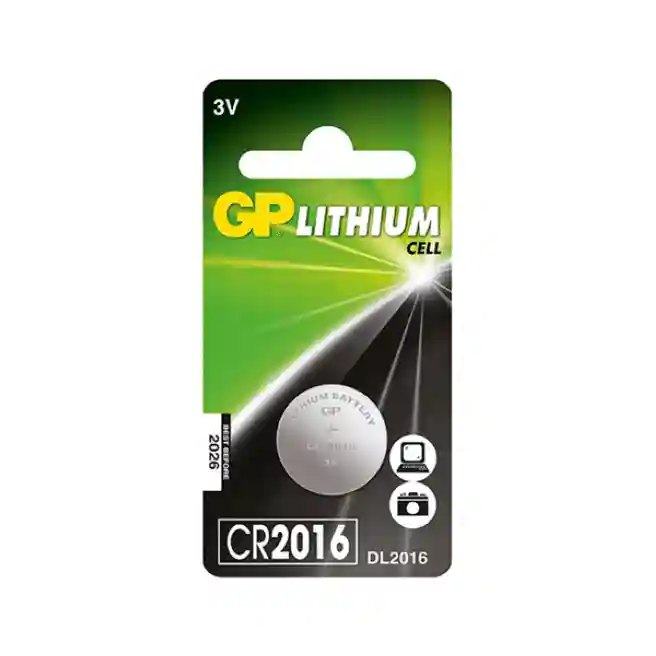 Baterie GP CR2016 Lithium 3V (blister 5 buc)