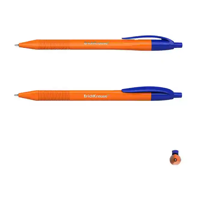 Pix cu bilă ErichKrause cu buton 1 mm UltraGlide U-208, albastru