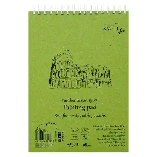 Notebook pentru pictură Authentic pe o spirală А5