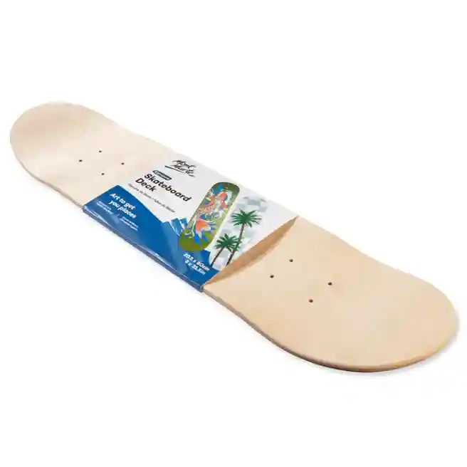 M.M. Placa de skateboard nefinisata Signature, 80 x 20 cm