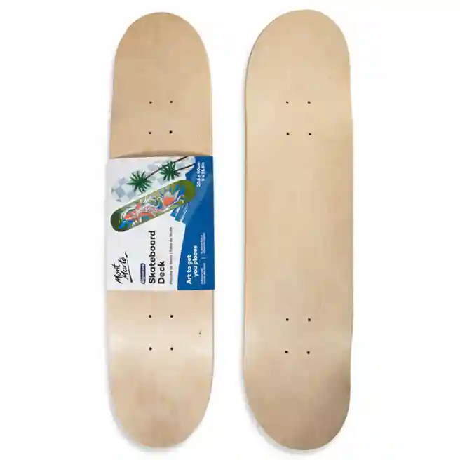 M.M. Placa de skateboard nefinisata Signature, 80 x 20 cm