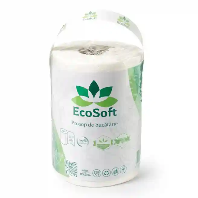 Prosoape de hîrtie 26 m, 2 straturi EcoSoft