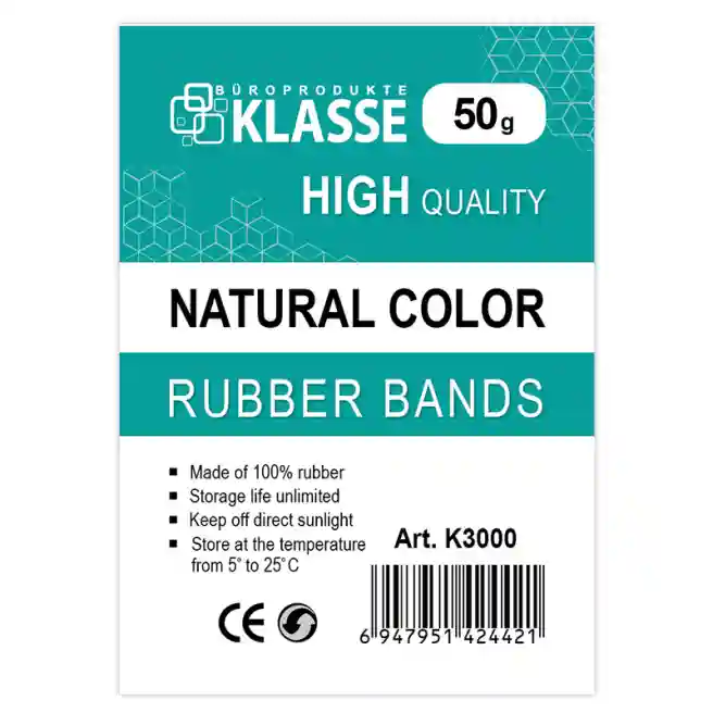 Elastice din cauciuc KLASSE, 50 gr