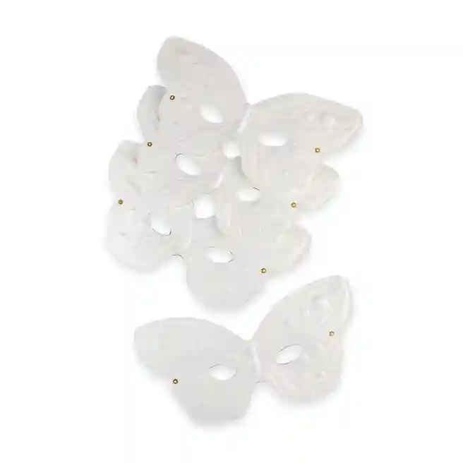 Set Măști din hârtie pentru decorare, Fluture mic, 4 bucăți Design 5