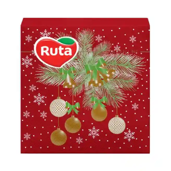 Șervețele de hîrtie 33x33 Jucării de Anul nou mix