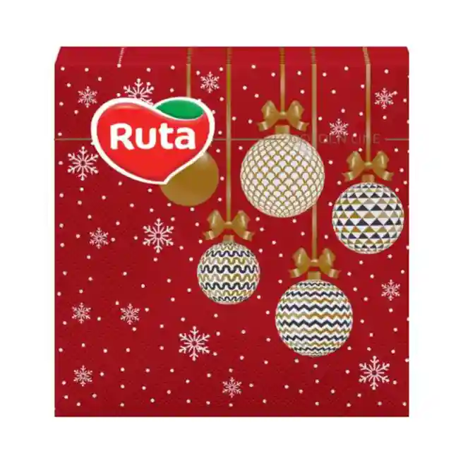 Șervețele de hîrtie 33x33 Jucării de Anul nou mix