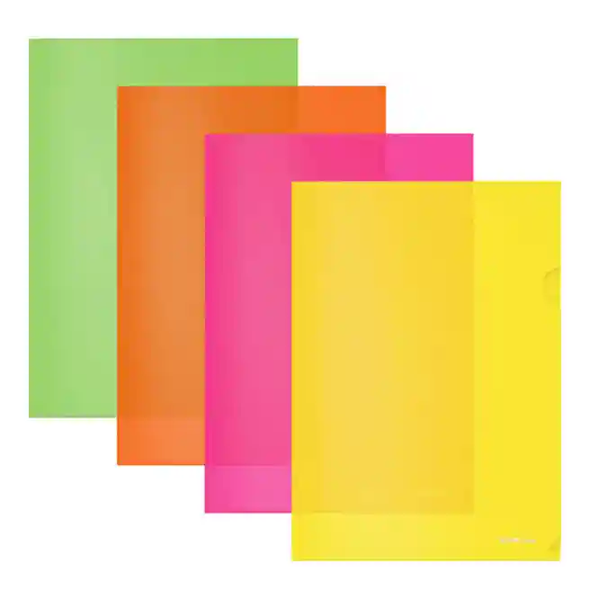 Mapa de protectie A4 Erich Krause Fizzy Neon roz