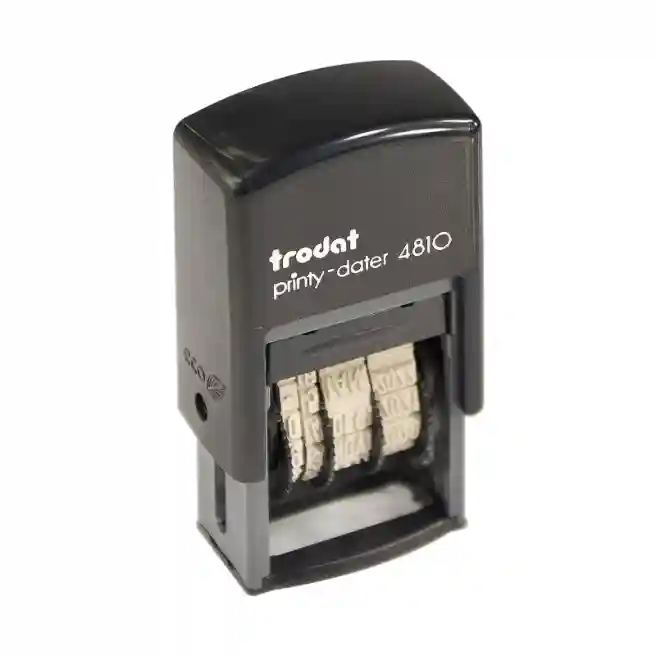 Ștampilă Trodat Mini Dater 4810 (cifre/litere)