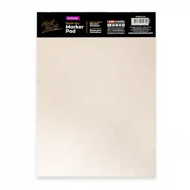 Bloc de desen pentru markere Artiste Quick Dry, A4, 30 file, 110 g/m²