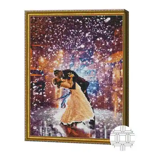 Первый танец молодоженов, 40x50 см, алмазная мозаика квадратная