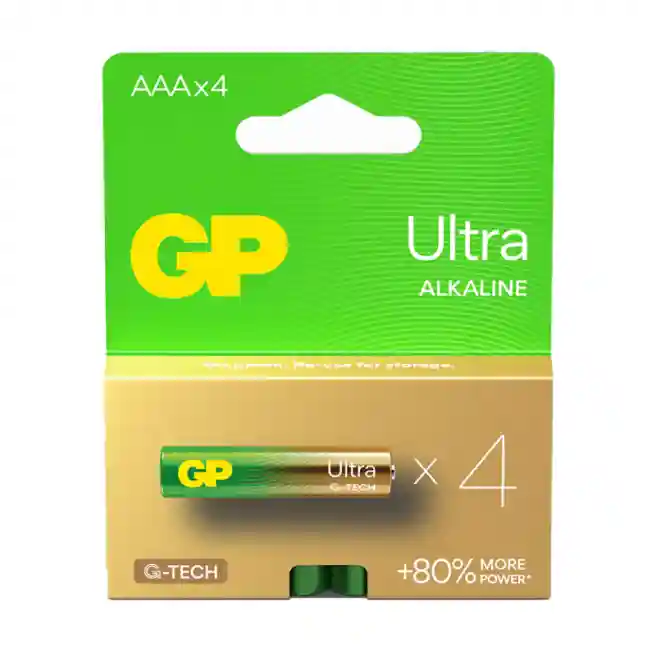 Батарейка GP AAA Ultra Alkaline (в блистере 4 шт)