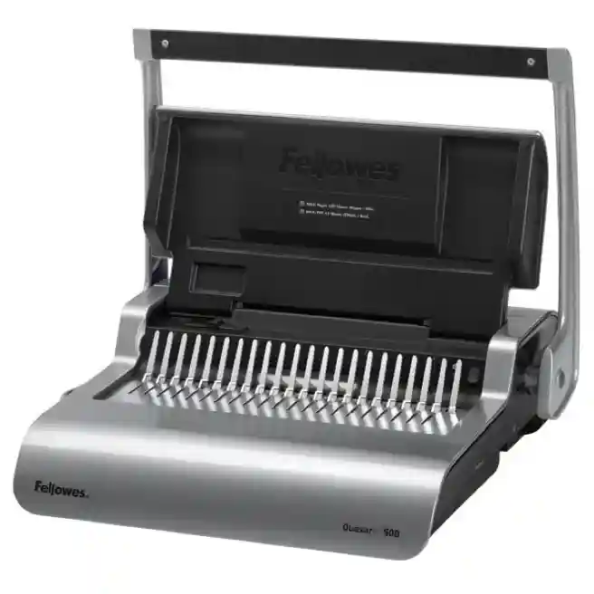 Aparat de îndosariat A4 Fellowes Quasar+ (25f, arc 6-51mm)