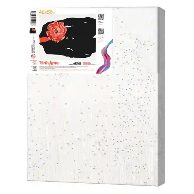 Accesoriu floarea, 40x50 cm, pictură pe numere