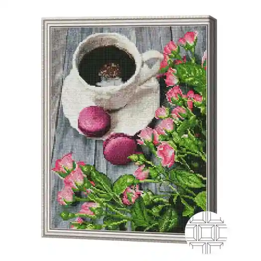Сладкий подарок, 40x50 см, алмазная мозаика квадратная