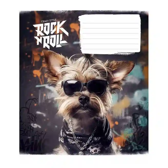 Caiet 12 foi, pătrățele, Star Rock star
