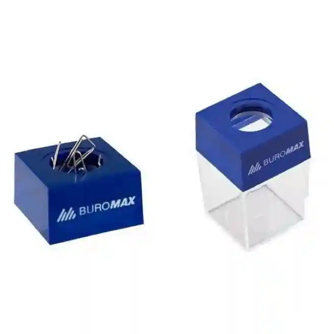 Бокс для скрепок пластиковый с магнитом Buromax BM.5085