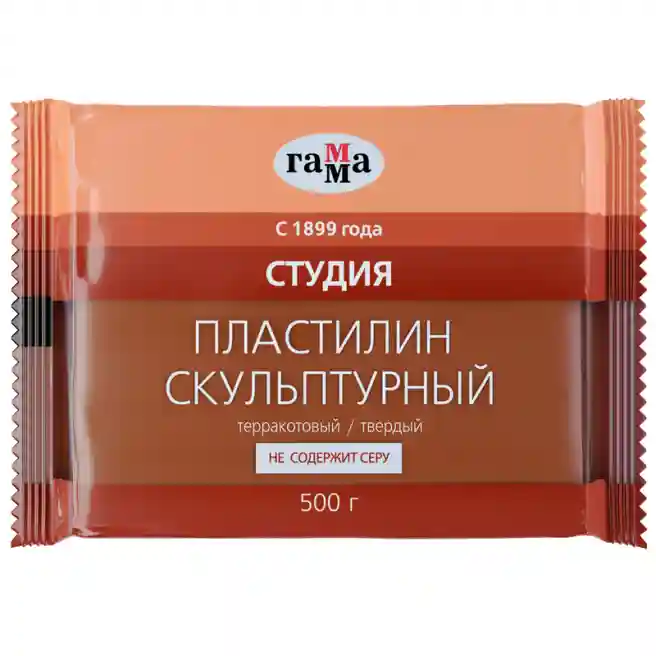 Пластилин скульптурный ТЕРРАКОТОВЫЙ Т