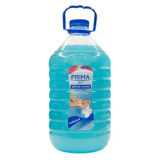 Săpun lichid 5000 ml, antibacterian, Prima Efect, cu glicerină