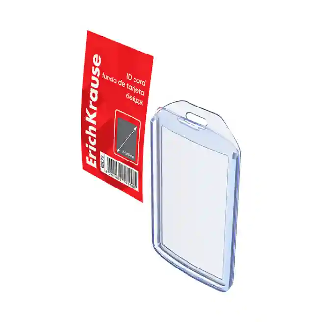 Ecuson vertical ErichKrause 54х90 mm, transparent