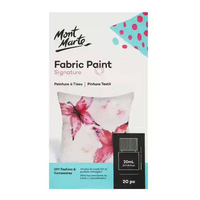 Set vopsele pentru țesături 20 bucăți x 20 ml