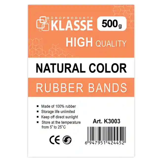 Elastice din cauciuc KLASSE, 500 gr