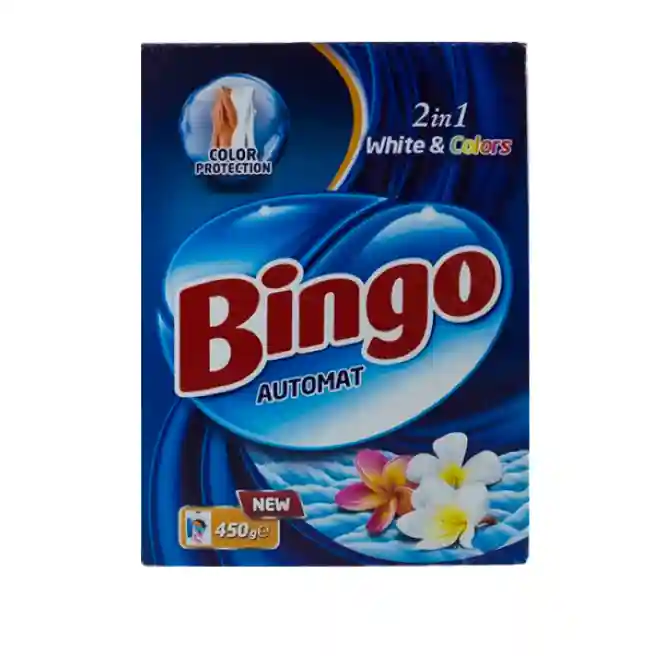 Praf de spalat BM-450 BINGO, auto "White&Colors"