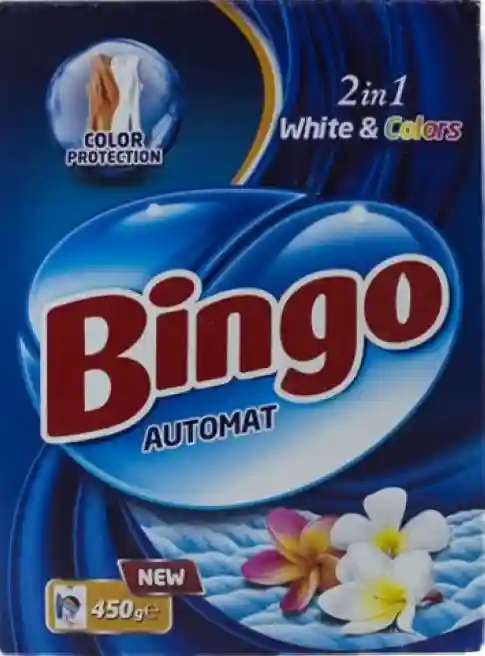 Praf de spalat BM-450 BINGO, auto "White&Colors"