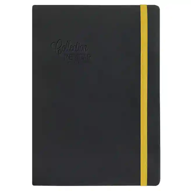 Carnet notițe A5 linie 96 foi Mar Mar TOUCH&FEEL cu elastic